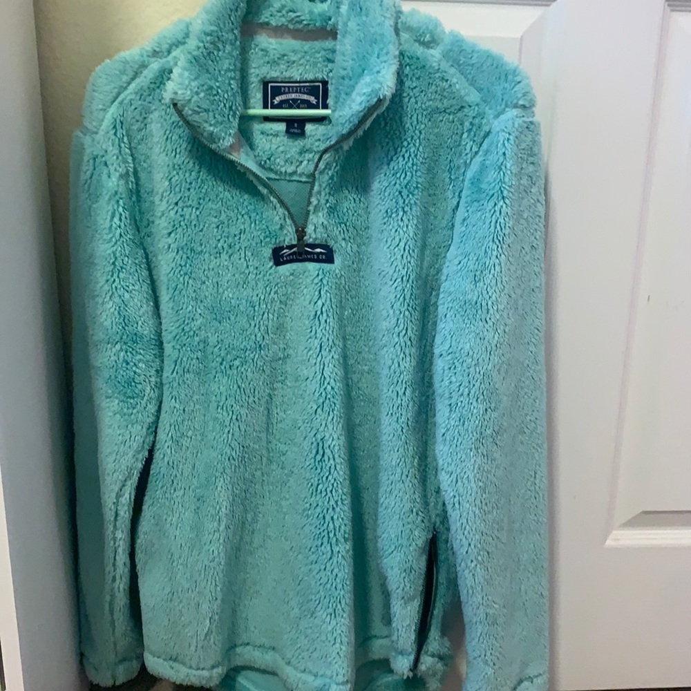 Lauren James quarter zip Sherpa